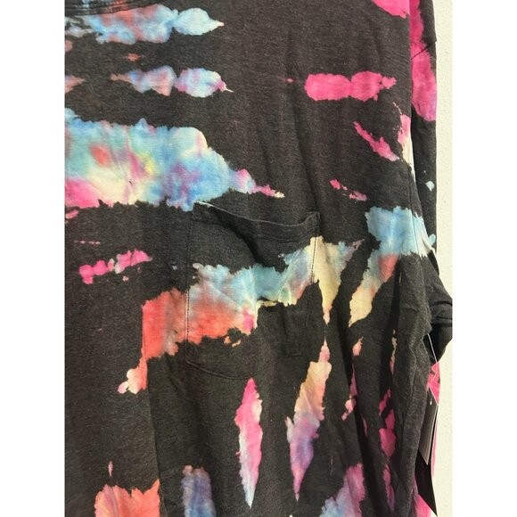 No Boundaries NWT Womens Multicolor Tie Dye Long Sleeve Shirt SZ XXL - Picture 4 of 11